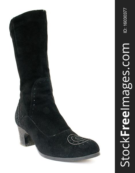 Black female boots