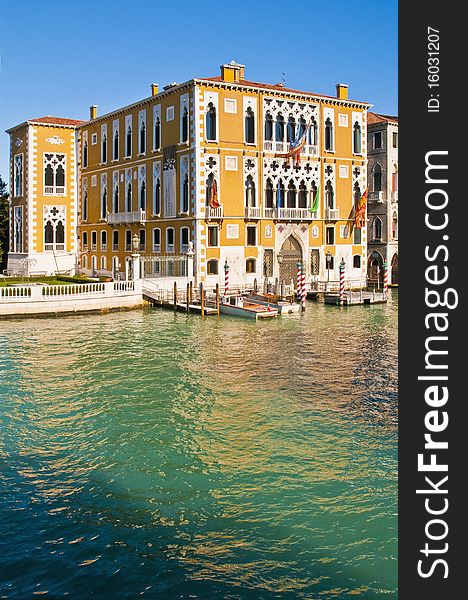 Cavalli Franchetti Palace At Venice, Italy