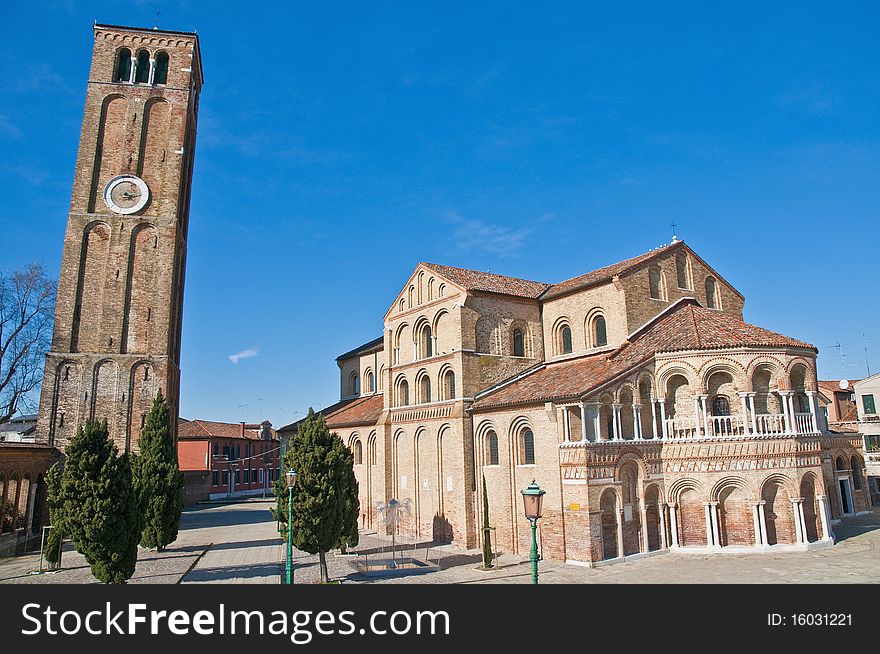 Santa Maria e Donato Church at Murano, Italy