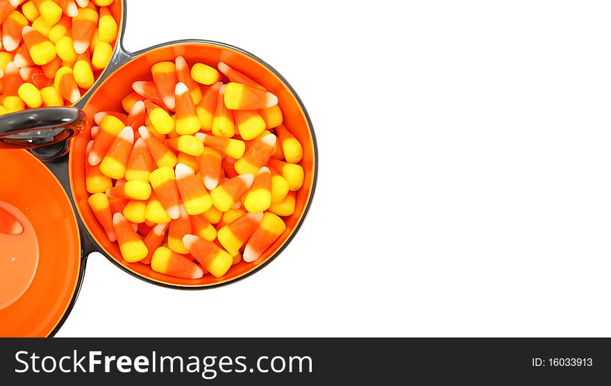 Bowls of Candy Corn