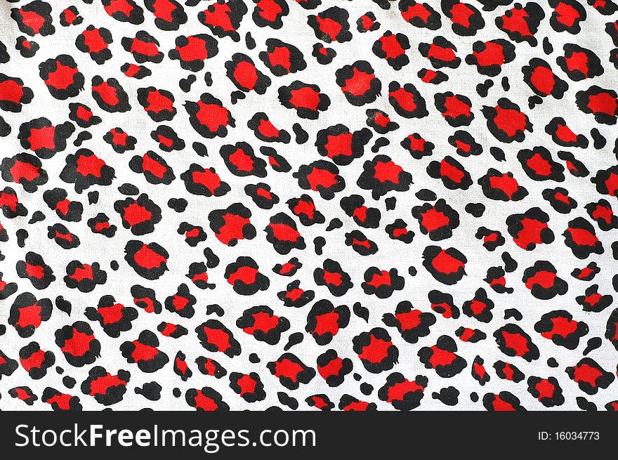 Thia is a leopard style fabric