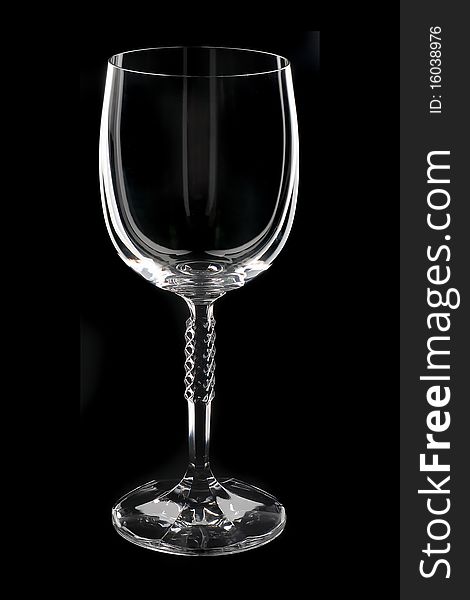 Empty Glass Isolated On Background