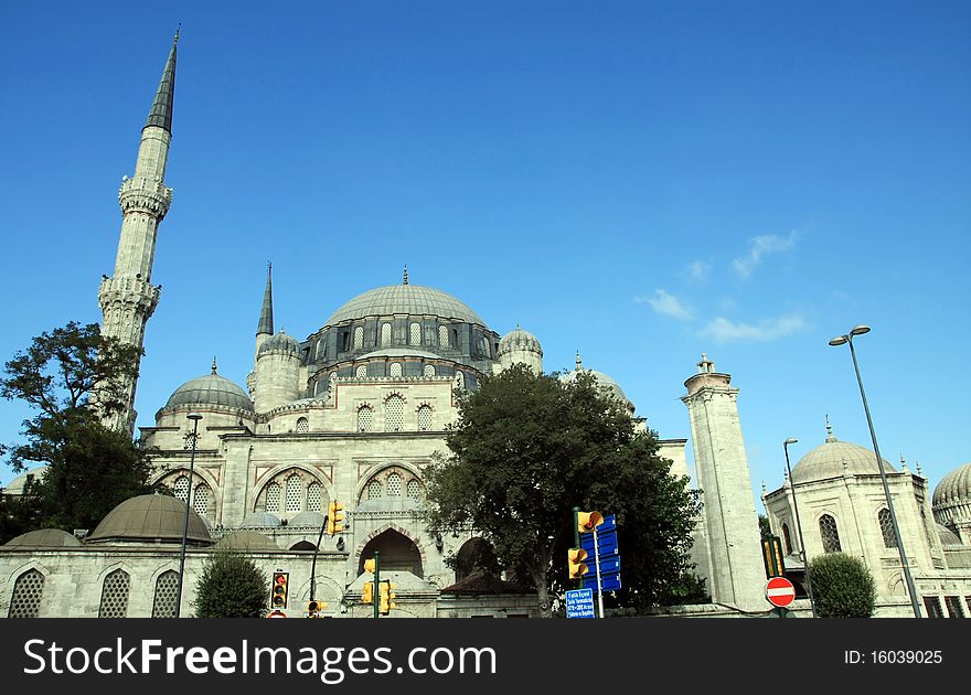 Sehzade Mosque In Istanbul