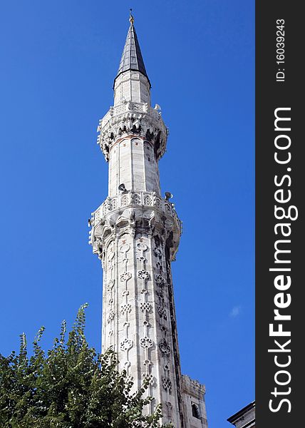 The Minaret of Sehzade Mosque