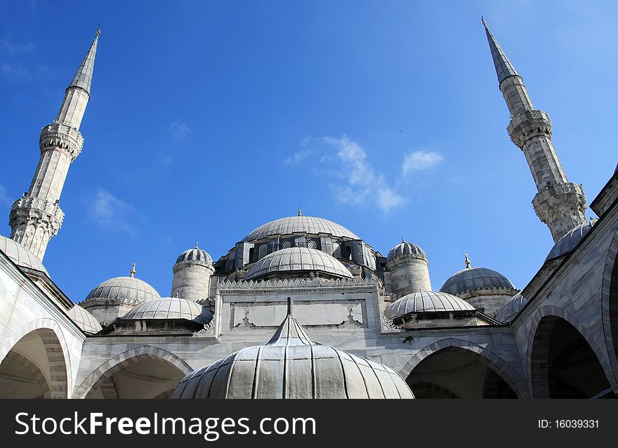 Exterior of Sehzade Mosque in istanbul, Turkey. Exterior of Sehzade Mosque in istanbul, Turkey.