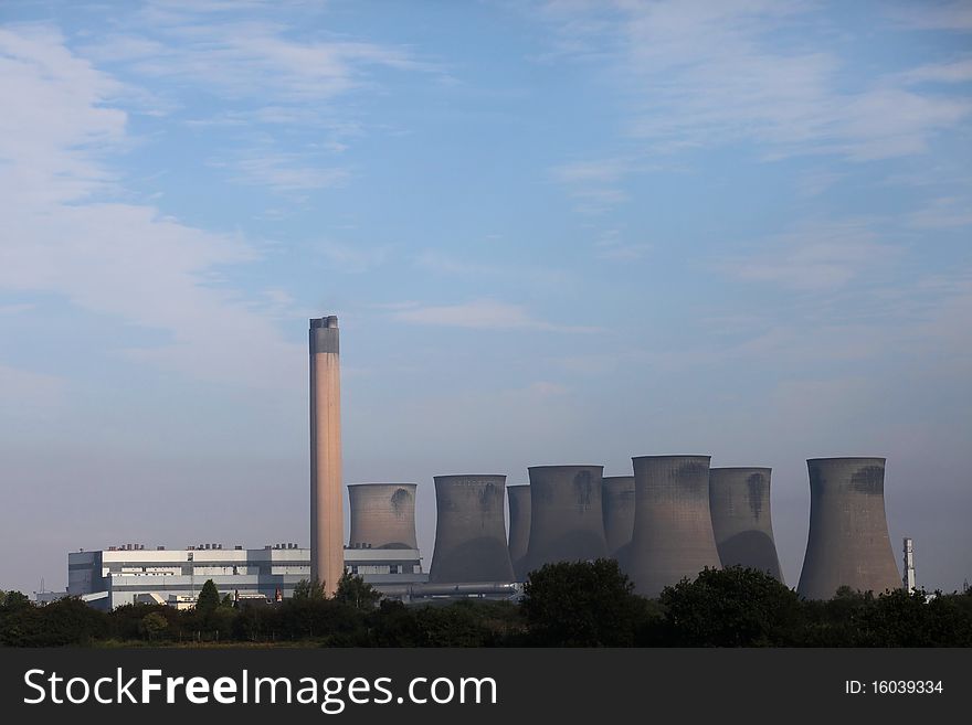A coal fired power station
