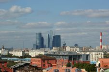 General View Of The City Of Moscow Royalty Free Stock Images General View Of The City Of Moscow Royalty Free Stock Images