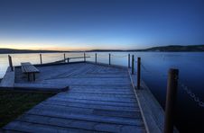 Northern Lake Evening Royalty Free Stock Photos Northern Lake Evening Royalty Free Stock Photos