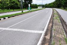 Arrow On Road Royalty Free Stock Photo Arrow On Road Royalty Free Stock Photo