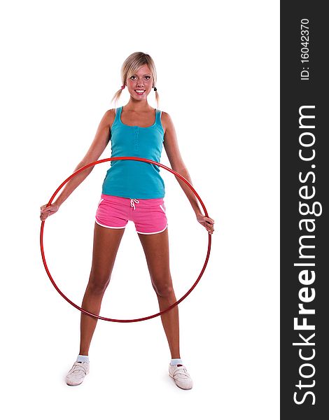 Woman With Hula Hoop