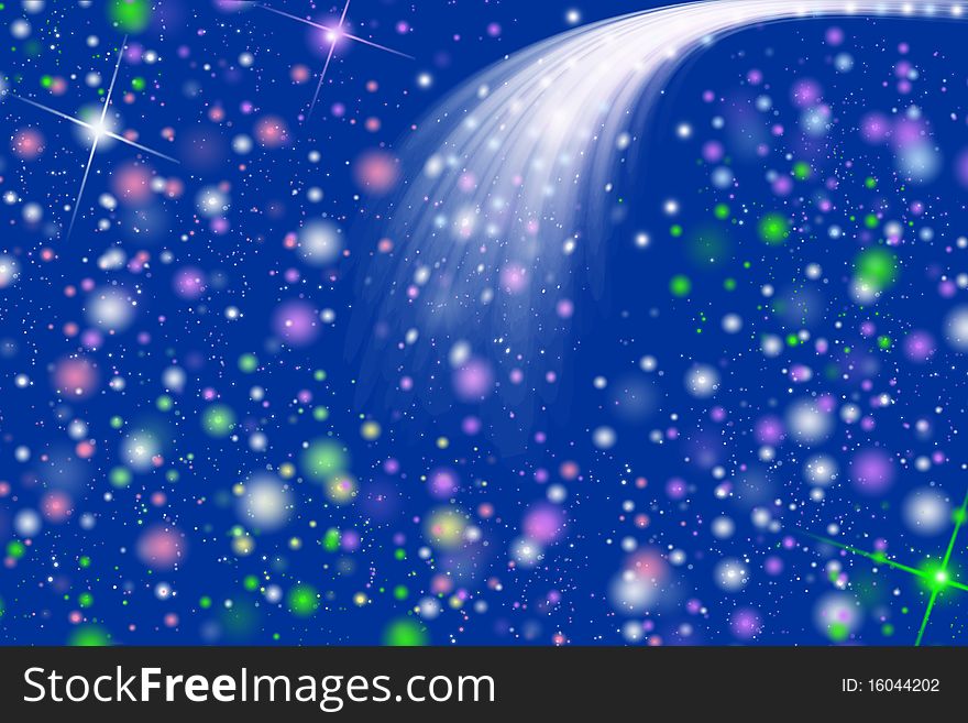 Colorful abstract light background