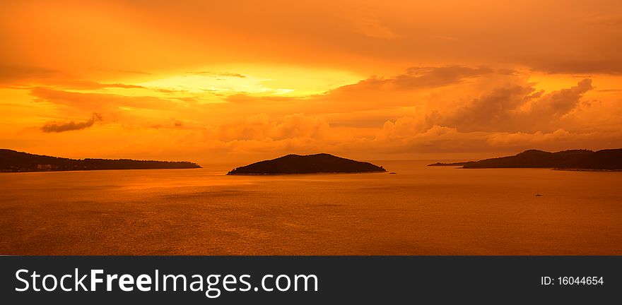 The Islands In The Sunrise