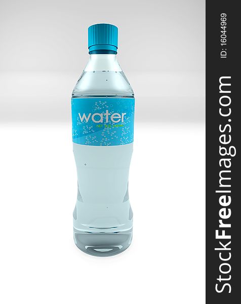 3D representation of a Water Bottle