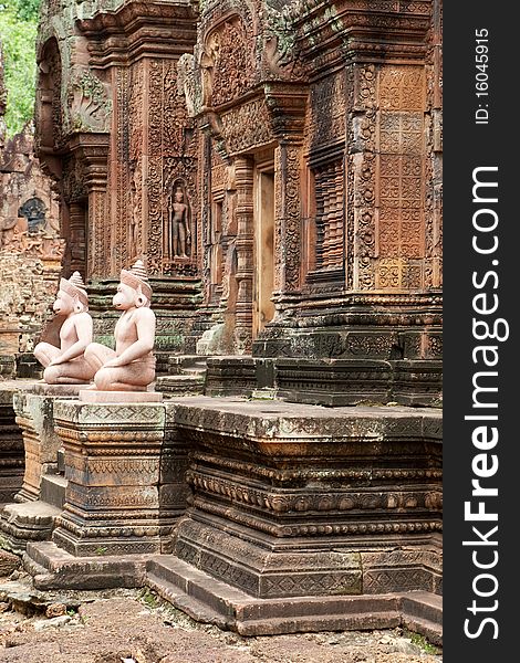 Tempel Banteay Srei in Angkor