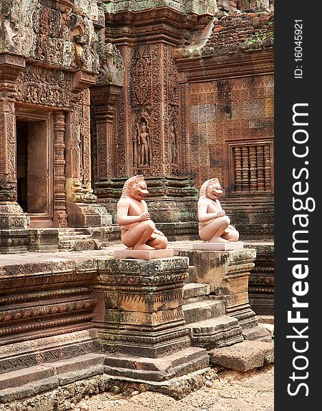 Tempel Banteay Srei in Angkor