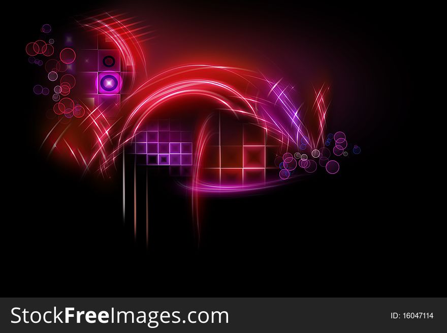 Illustration - abstraction or modern colorful background