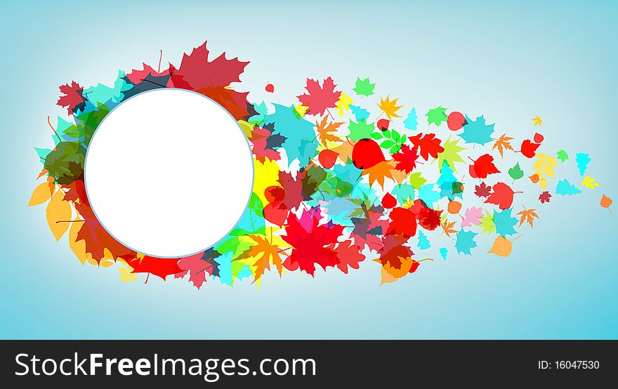 Autumnal Floral Background