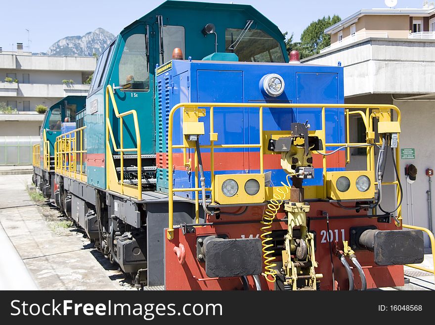 Colored Locomotive