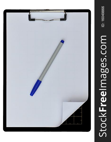 Black color writing boards with blue pen or support boards for cutting paper