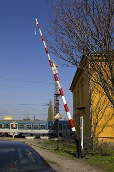 Railroad Crossing Royalty Free Stock Photos Railroad Crossing Royalty Free Stock Photos
