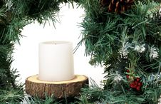 Christmas Wreath Royalty Free Stock Photography Christmas Wreath Royalty Free Stock Photography
