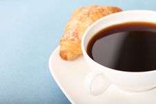 Coffee And Croissant Stock Images Coffee And Croissant Stock Images