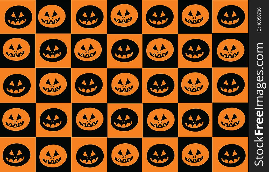 Halloween orange black pumpkin background. Halloween orange black pumpkin background