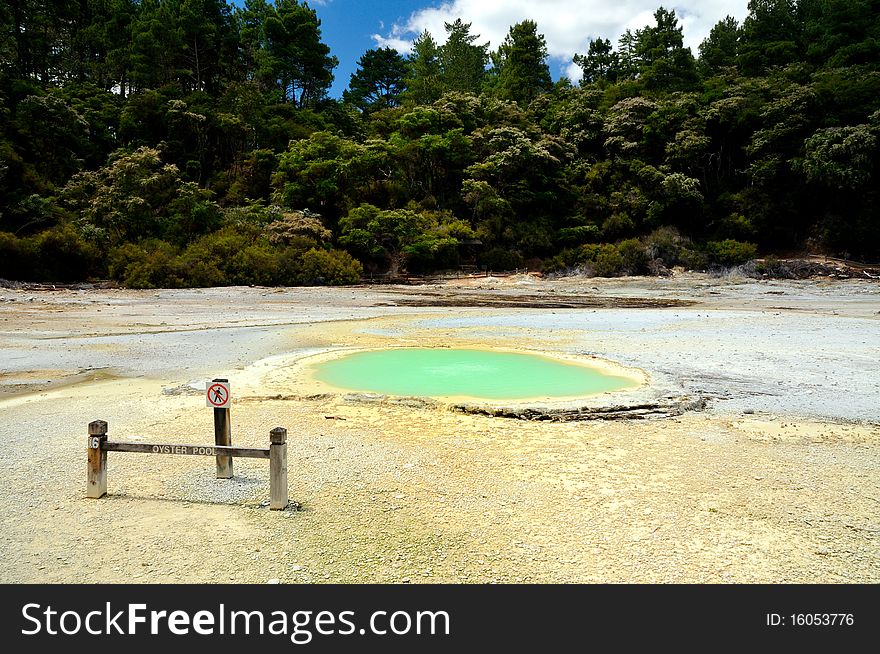 Wai-O-Tapu Thermal Wonderland, Rotorua, New Zealand. Wai-O-Tapu Thermal Wonderland, Rotorua, New Zealand