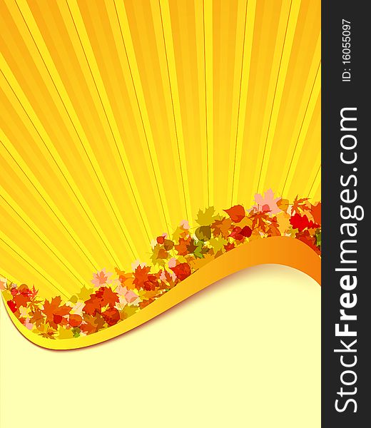 Autumn background with copyspace