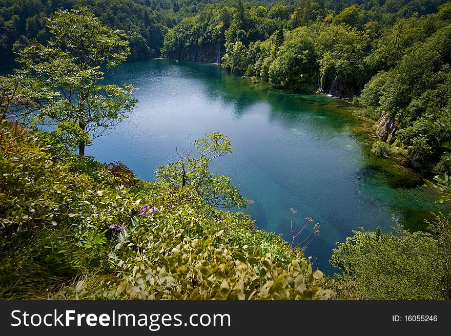 Plitvice Lakes From Above