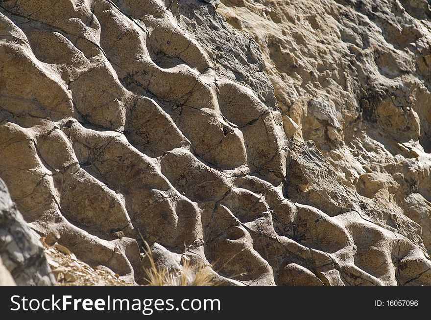 Rock textured detail, nature background