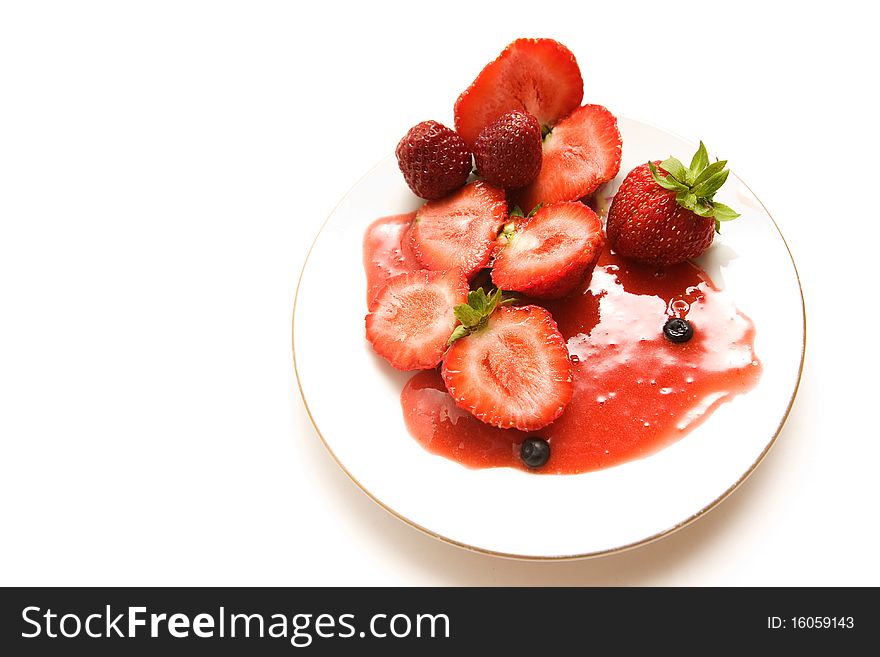 Beautiful Fresh Ripe Strawberries