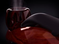 Pipe With A Smoke Stock Photos Pipe With A Smoke Stock Photos
