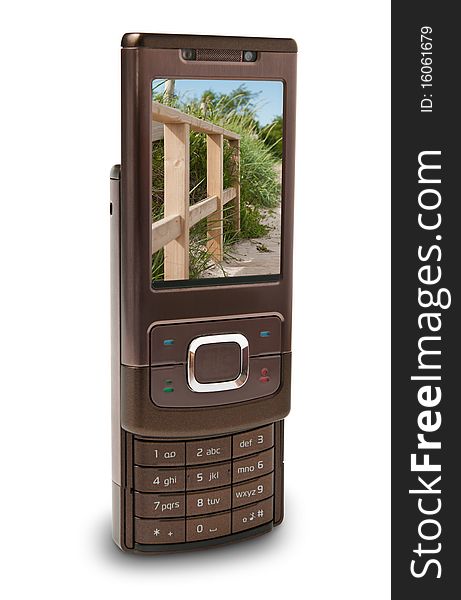 Plain Mobile Slide Phone