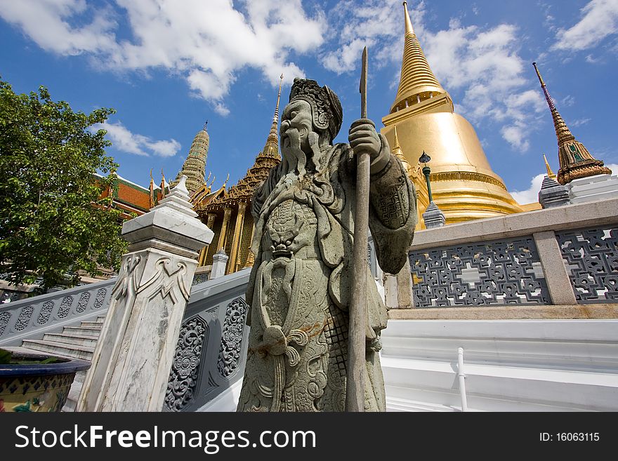 Wat prakaew, landmark of thailand. Wat prakaew, landmark of thailand