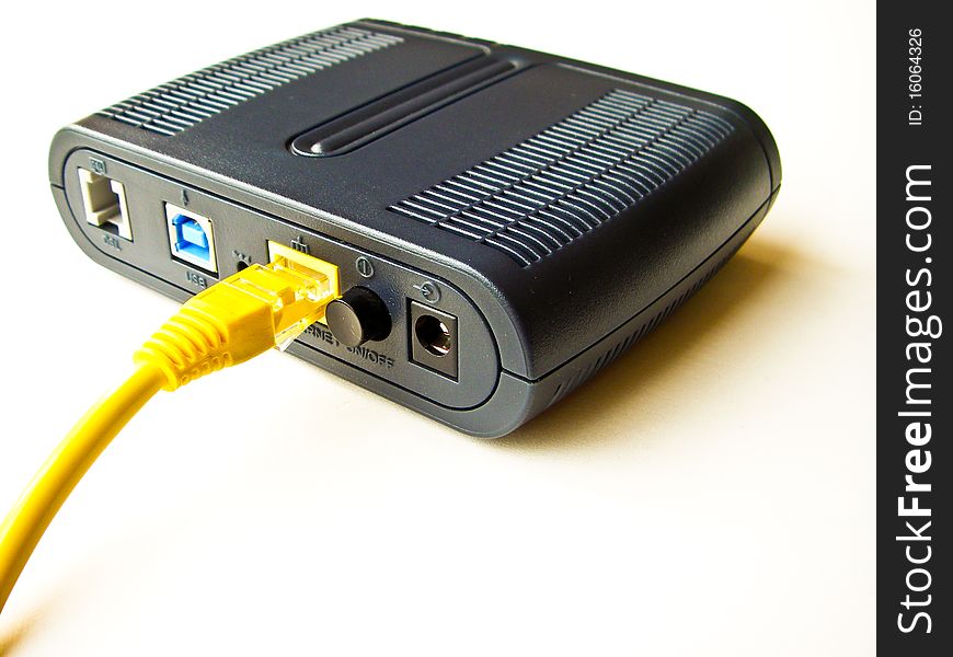 Ethernet connection to the Internet for online. Ethernet connection to the Internet for online