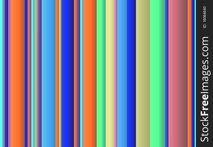 Multicoloured stripe pattern for wrapping paper or fabrics. Multicoloured stripe pattern for wrapping paper or fabrics