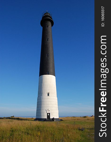 Lighthouse on saaremaa island in estonia