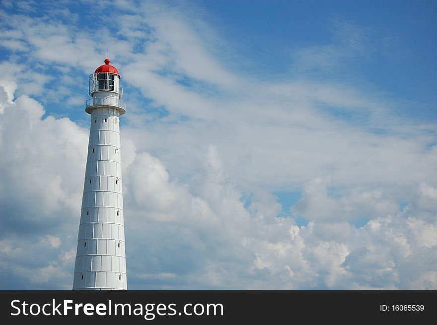 Lighthouse on hiumaa island in estonia