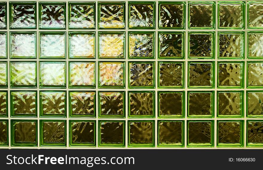 Green Glass Wall