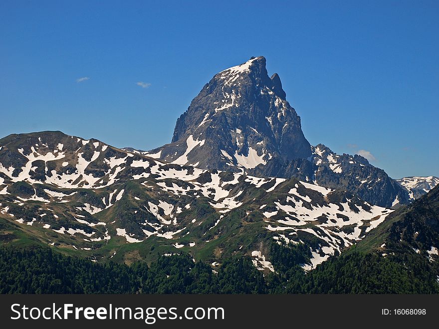 Pic Du Midi D Ossau And Cirque D Anneou