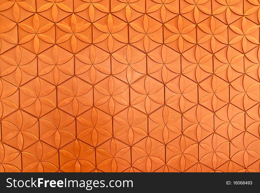 Orange Metal Background