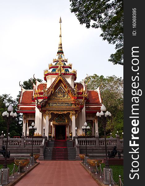 City Pillar Shrine in Chanthaburi Thailand.