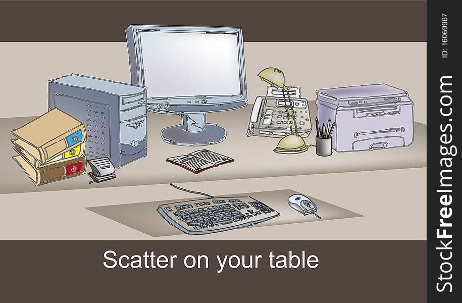 Scatter On You Table