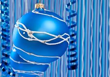 Blue Christmas Decoration Stock Photography Blue Christmas Decoration Stock Photography