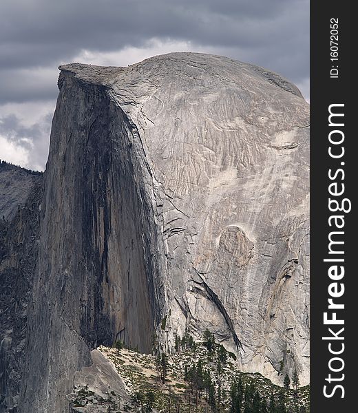 Half Dome in Yosemite National Park, California