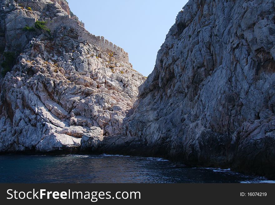 Rock And Sea In Turkey