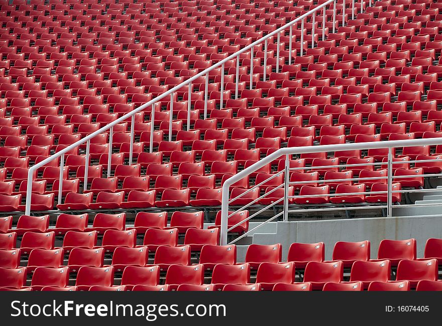 Bench Seat of Weifang football field. Bench Seat of Weifang football field.