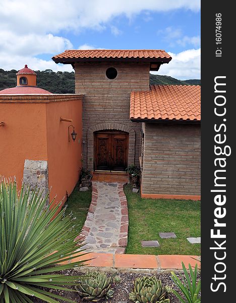 A beautiful country side house in Mexico. A beautiful country side house in Mexico