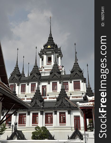 Loha Prasat Metal Palace Bangkok Thailand Travel